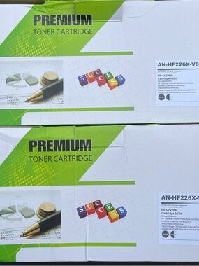 2 pack Premium Toner Cartridge AN-HF226X-V8
